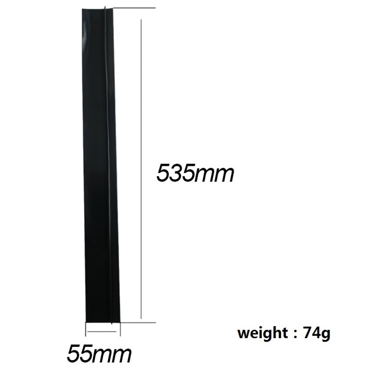 21" Silicone Gap Cover Stopper Flexible Kitchen Stove Space Filler - Black-4