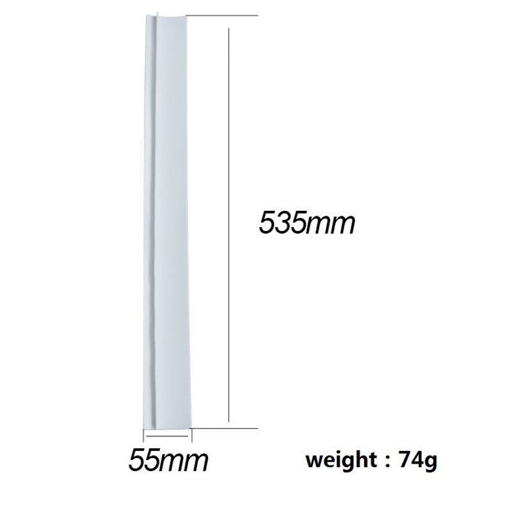 21" Premium Silicone Kitchen Stove Cooktop Counter Gap Cover - White-5