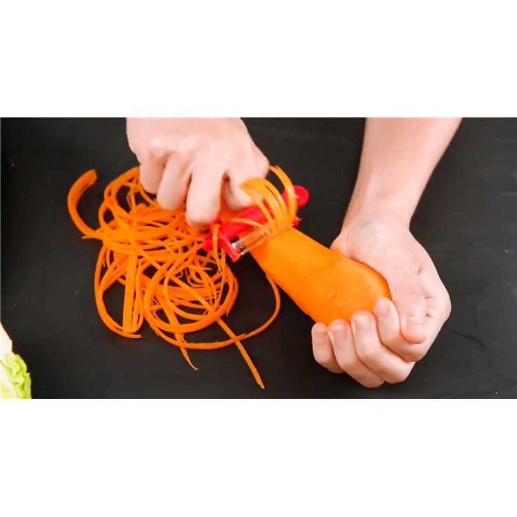 3PCS/Set Slicer Shredder Peeler Stainless Steel Blades Kitchen Tools Magic Trio Peeler Kit-2