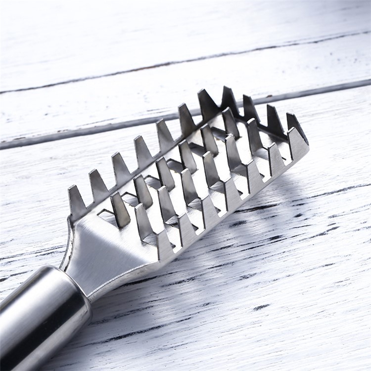 Stainless Steel Kitchen Utensils Fish Scales Skin Brush Scraping Tool-6