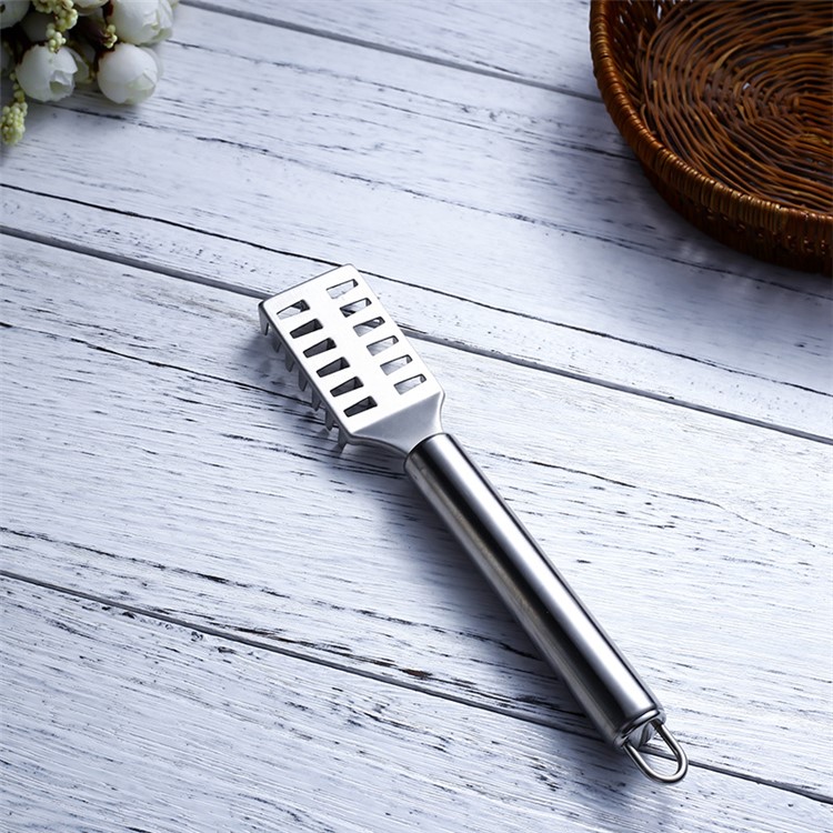 Stainless Steel Kitchen Utensils Fish Scales Skin Brush Scraping Tool-8