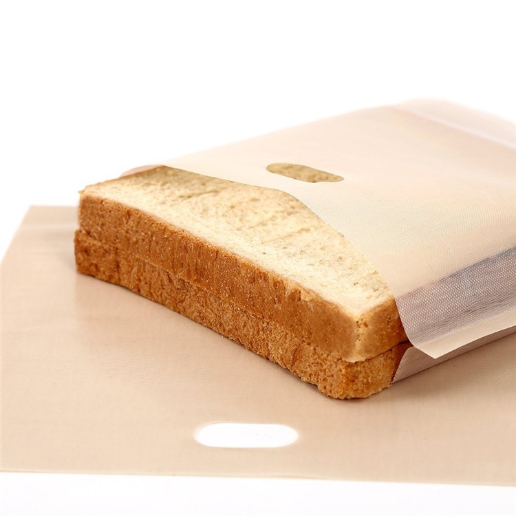 4PCS Non-stick Reusable and Heat Resistant Toaster Bread Bags-2