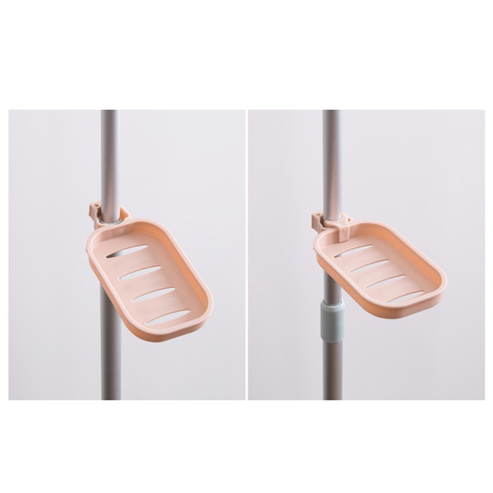 Rubinetto Clip Hanging Stoccaggio Rack Con Portasciugamani Portasciugamani - Rosa Chiaro