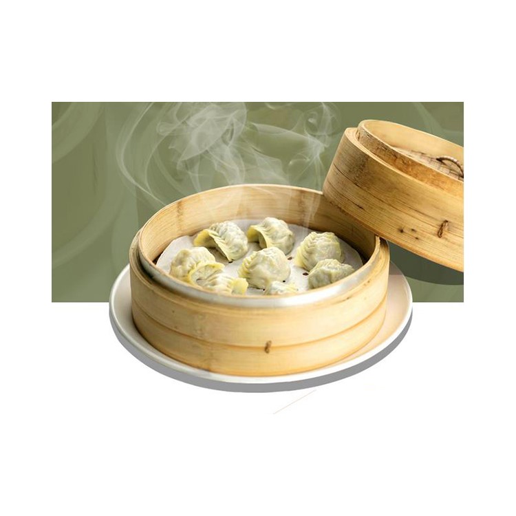 150PCS 9-inch Diameter Perforated Round Silicone Paper Liners for Bamboo Steamer Air Fryer-4