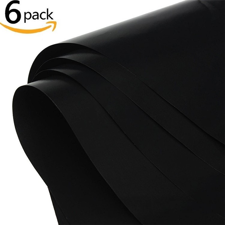 6PCS/Set Home Stove Top Protectors Reusable Non-Stick Gas Burner Liners 27x27cm-5