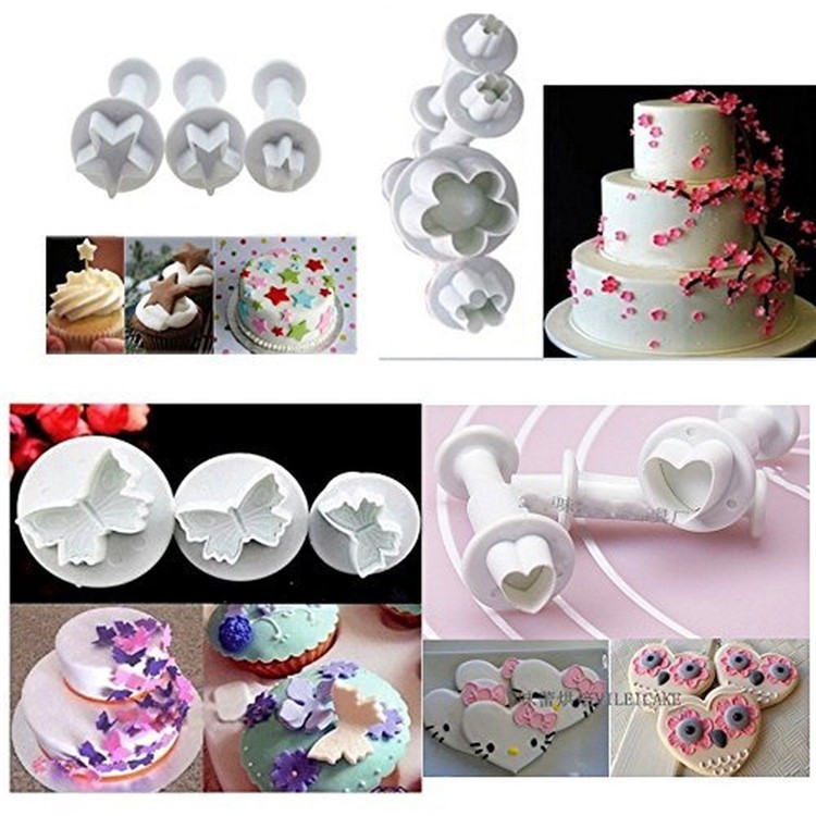 47Pcs/Set Fondant Cake Decoration Tool Set Catalina Fondant Cake Cutter Mold Tools Set-4