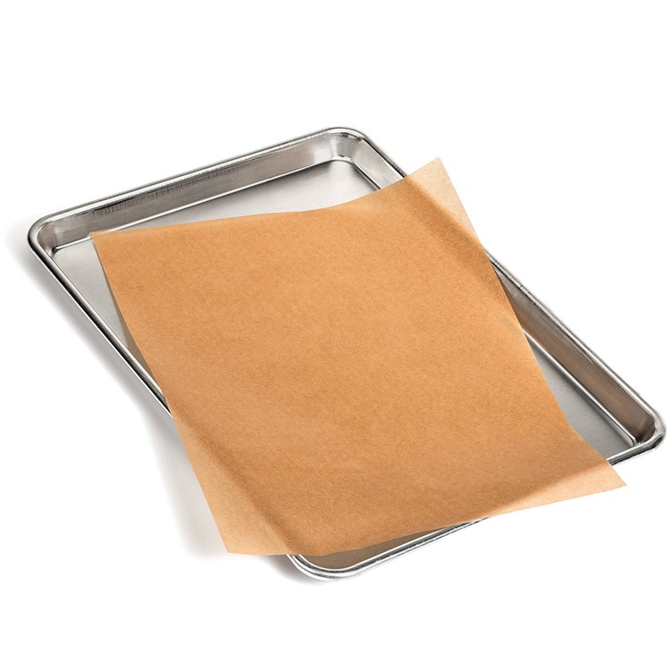 100pcs Brown Eco-friendly Parchment Paper Baking Sheets 30x40cm-1