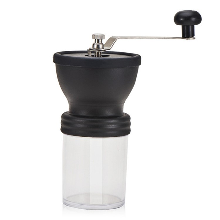 100G Manual Coffee Grinder Washable Ceramic Core Hand Burr Mill Grinder Maker - Black-3