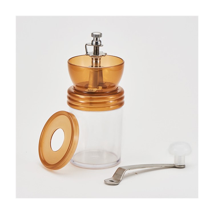 100G Manual Coffee Grinder Washable Ceramic Core Hand Burr Mill Grinder Maker - Brown-4