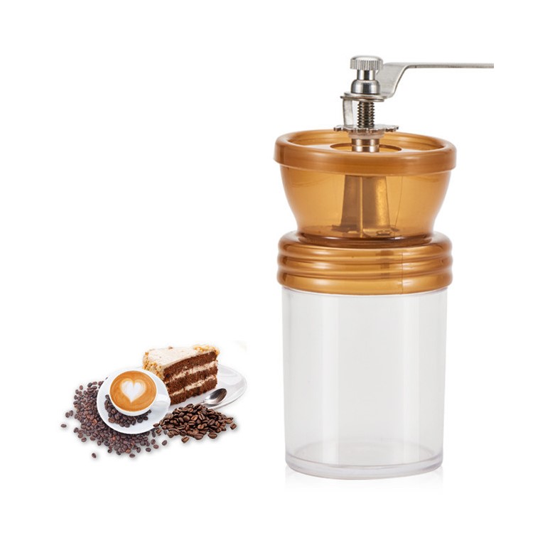 100G Manual Coffee Grinder Washable Ceramic Core Hand Burr Mill Grinder Maker - Brown-8