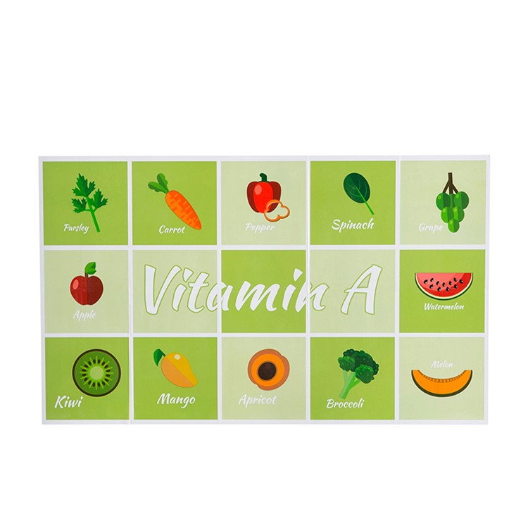 Self-adhesive High Temperature Resistance Kitchen Wall Stickers Waterproof Oil-proof Decal Wallpaper - Green Fruits-1