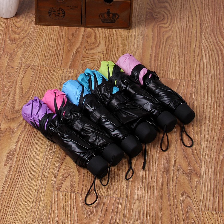 Travel Umbrella Compact Windproof Waterproof Umbrella with UV Protection - Rose-2