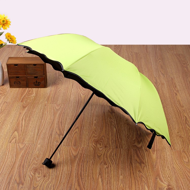 Travel Umbrella Compact Windproof Waterproof Umbrella with UV Protection - Green-1