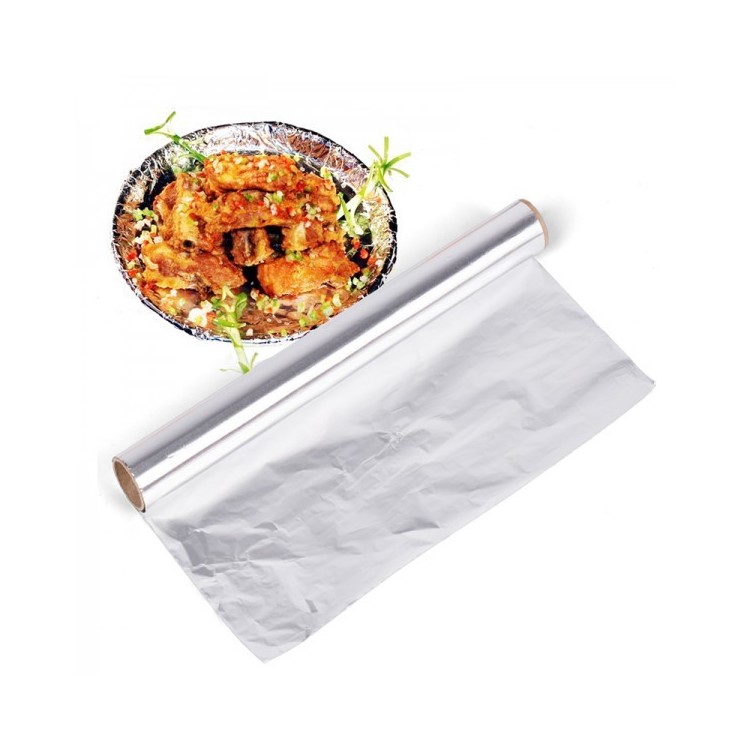 Non-Stick Heavy-duty Aluminum Thin Foil for Grilling, Steaming, Barbecue, Size: 5m x 30cm-2
