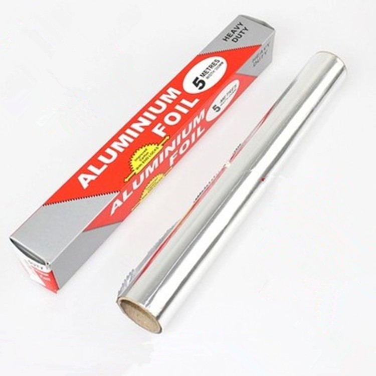 Non-Stick Heavy-duty Aluminum Thin Foil for Grilling, Steaming, Barbecue, Size: 5m x 30cm-3