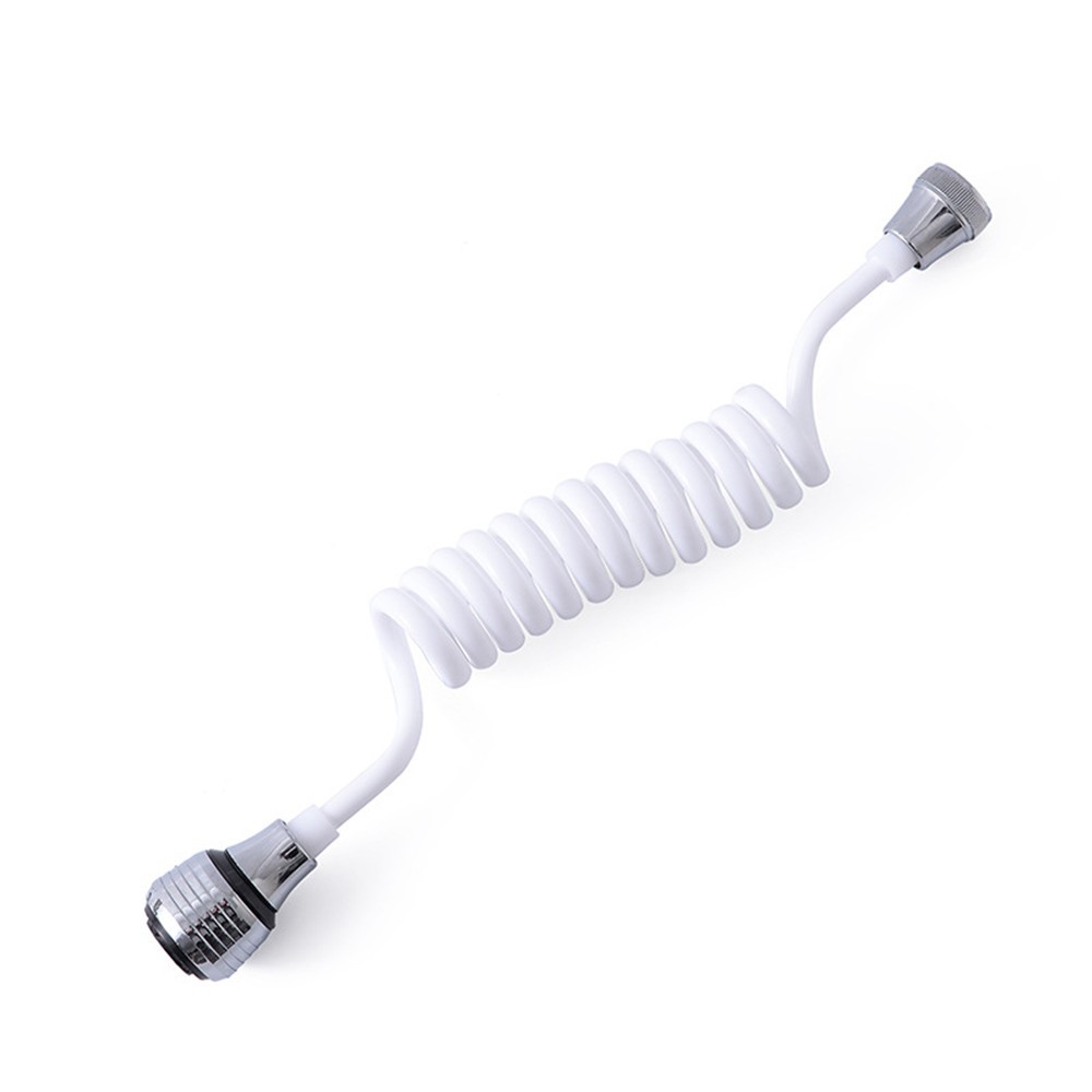 Long Hose Shrinkable Home Kitchen Faucet Splash Head Extension Extender-7