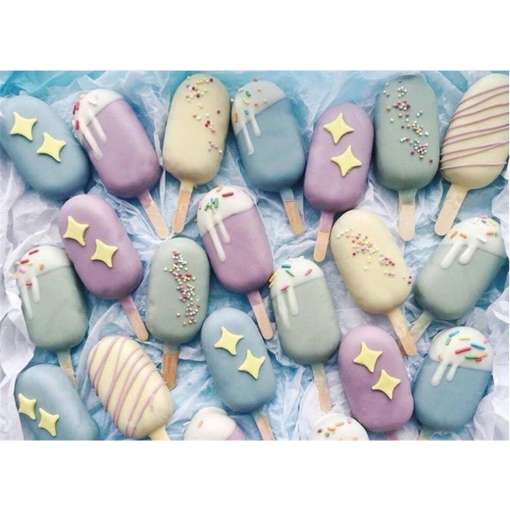 4 Cell Popsicle Maker Silicone Frozen Ice Cream Mold Juice Ice Lolly Pop Mould-2