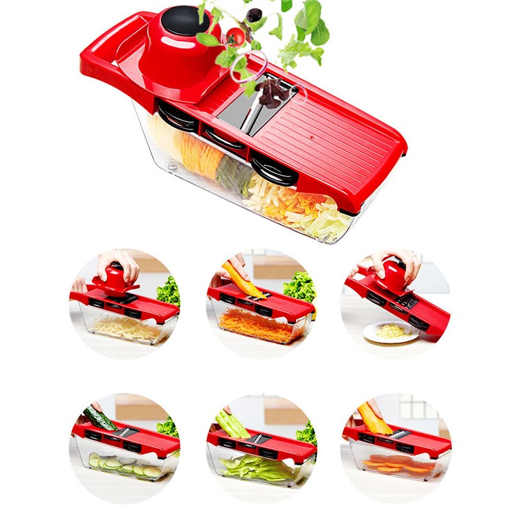 10 in 1 High Quality Vegetables Grater Portable Slicer Knife Set Kitchen Tool-3