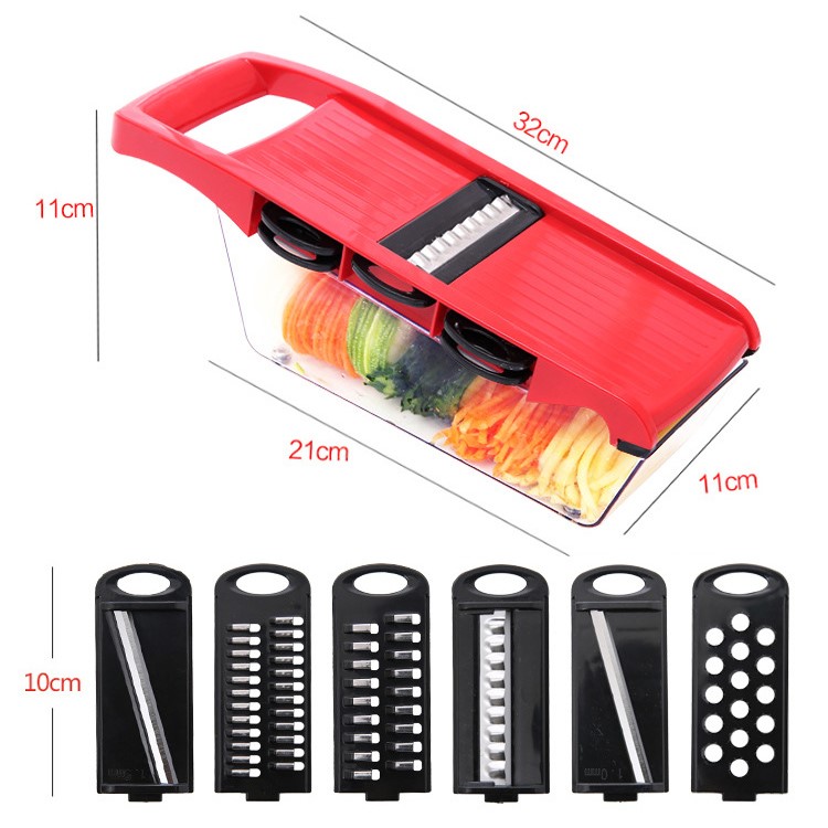 10 in 1 High Quality Vegetables Grater Portable Slicer Knife Set Kitchen Tool-9