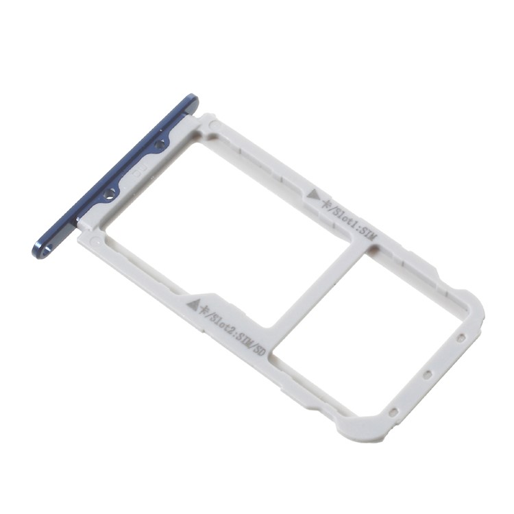 OEM for Huawei Honor V9 Dual SIM MicroSD Card Tray Holder Slot - Blue-3