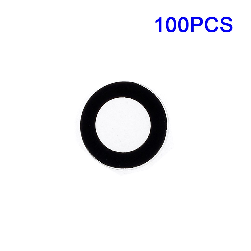 100pcs / Pack Caméra Arrière De La Caméra Arrière De L'objectif De Couverture De La Lentille De Verre Pour IPhone 8 / 7 4,7 Pouces