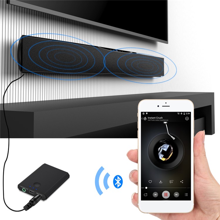 BLS-TX7 2 in 1 Bluetooth Transmitter & Receiver Bluetooth Audio Adapter 3.5mm Stereo Audio Player-6
