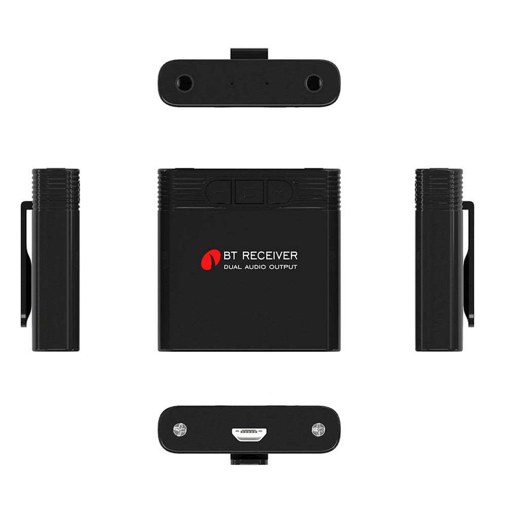 TS-B8 Bluetooth 4.1 Receiver Dual Audio Output 3.5mm Stereo Adapter-7
