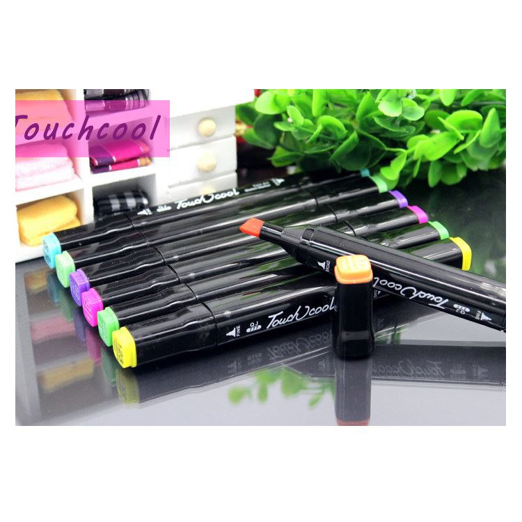 48 Colors Dual Tip Marker Highlighter Pens for Adult Coloring Books Crafting Drawing Art Markers-1