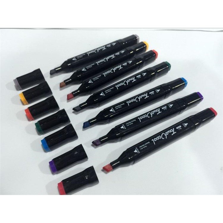 48 Colors Dual Tip Marker Highlighter Pens for Adult Coloring Books Crafting Drawing Art Markers-17