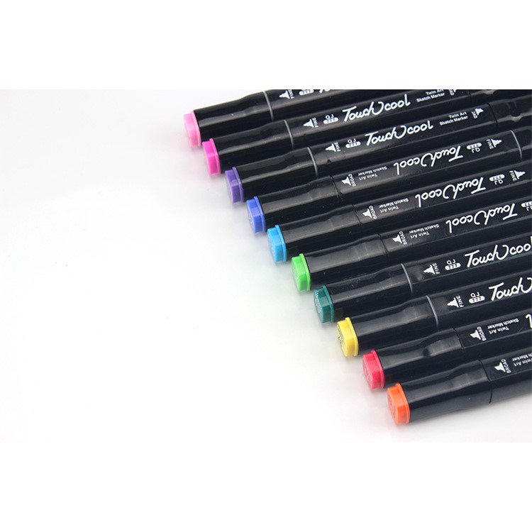 48 Colors Dual Tip Marker Highlighter Pens for Adult Coloring Books Crafting Drawing Art Markers-3