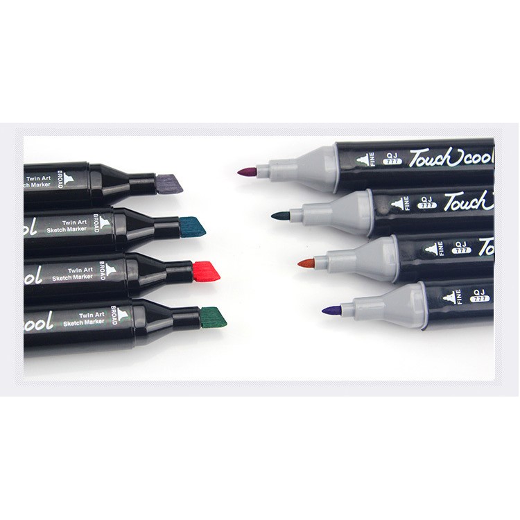 48 Colors Dual Tip Marker Highlighter Pens for Adult Coloring Books Crafting Drawing Art Markers-7