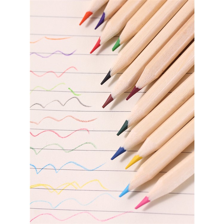12-Color Colored Pencils Drawing Pencils for Sketch - Length: 19.5 cm-8