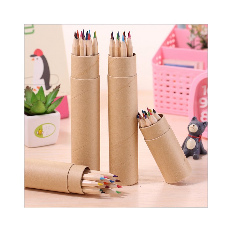 12-Color Colored Pencils Drawing Pencils for Sketch - Length: 10.5 cm-2