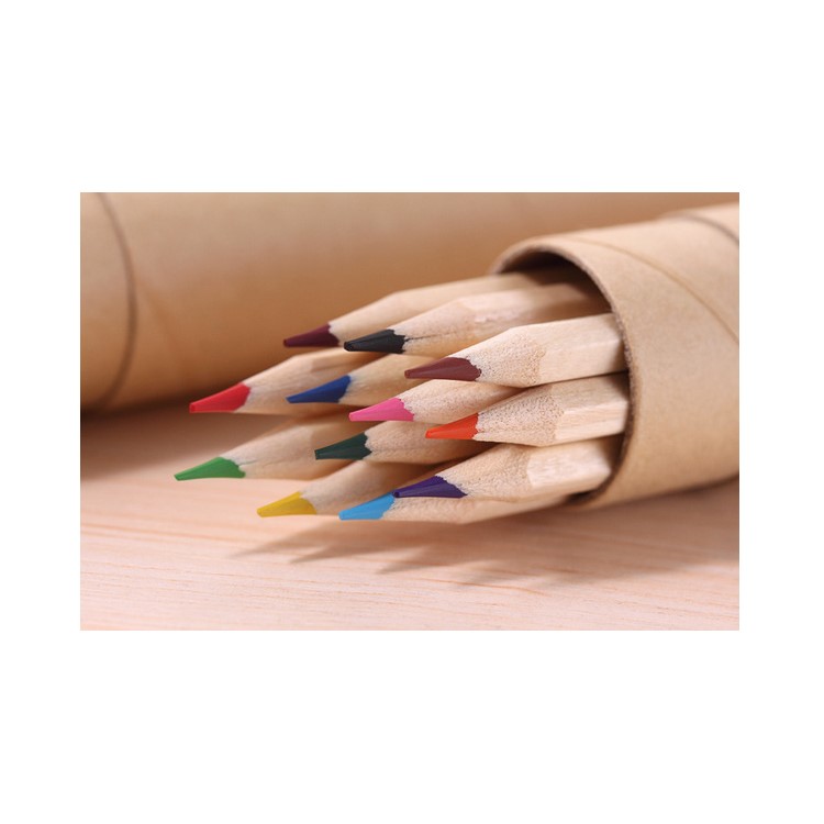 12-Color Colored Pencils Drawing Pencils for Sketch - Length: 10.5 cm-4