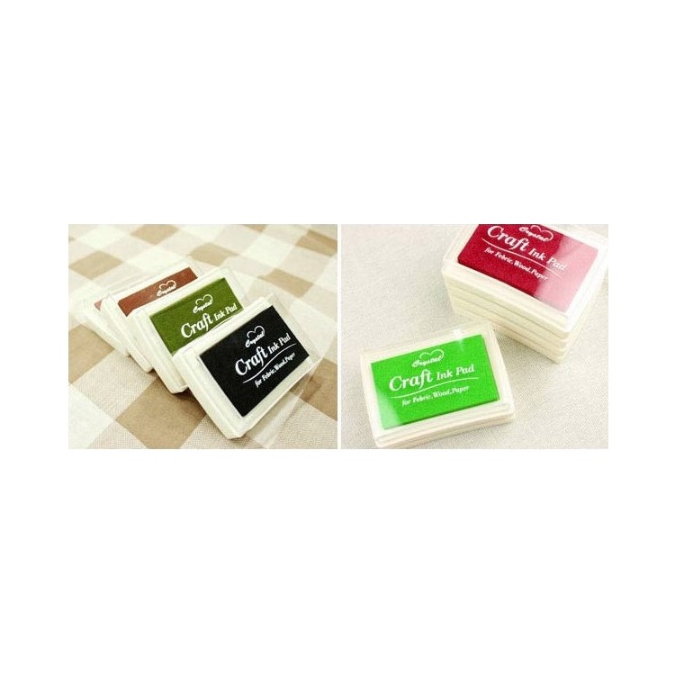 Crystal Craft Ink Pad Assorted Color 15Pcs-16