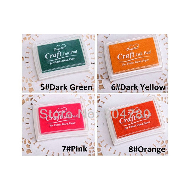 Crystal Craft Ink Pad Assorted Color 15Pcs-18