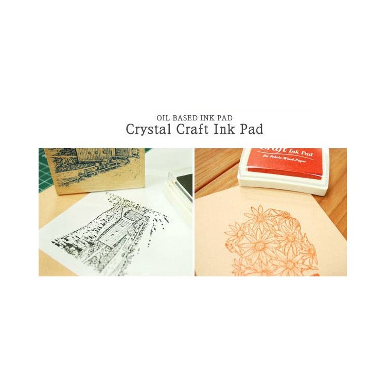 Crystal Craft Ink Pad Assorted Color 15Pcs-20
