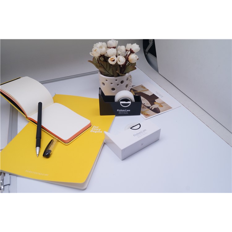 Novelty Tape Dispenser Mini Desktop Office Sellotape Sticky Pack Holder - White-2