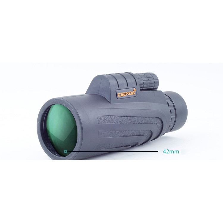 Single Hand Focus Waterproof Fog-proof 10x Zoom Monocular with Low-light-level Night Vision - Black-14