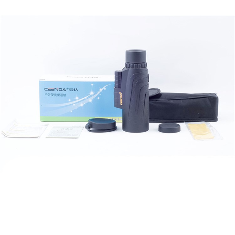 Single Hand Focus Waterproof Fog-proof 10x Zoom Monocular with Low-light-level Night Vision - Black-24