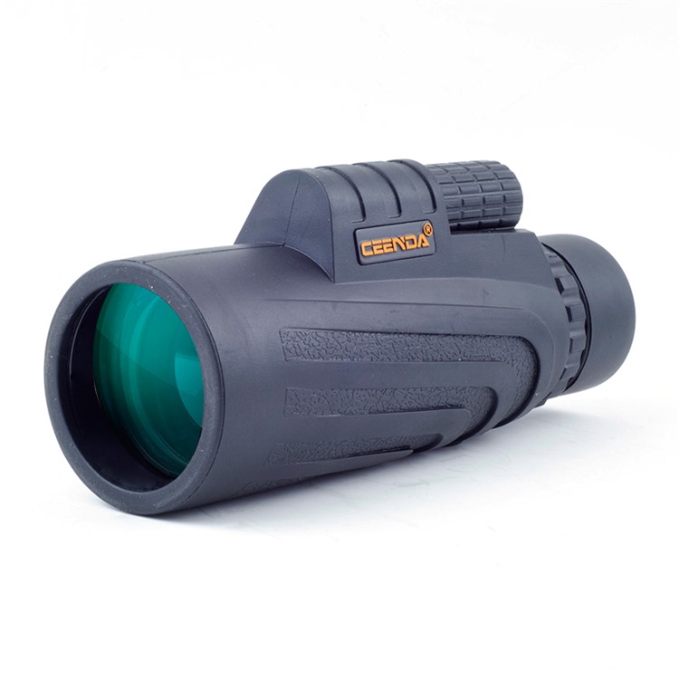 Single Hand Focus Waterproof Fog-proof 10x Zoom Monocular with Low-light-level Night Vision - Black-8