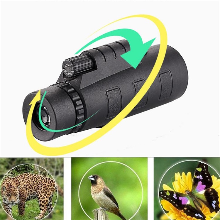 Waterproof 40x60 Compact Monocular Telescope High Power Monocular Scope for Bird Watching-1