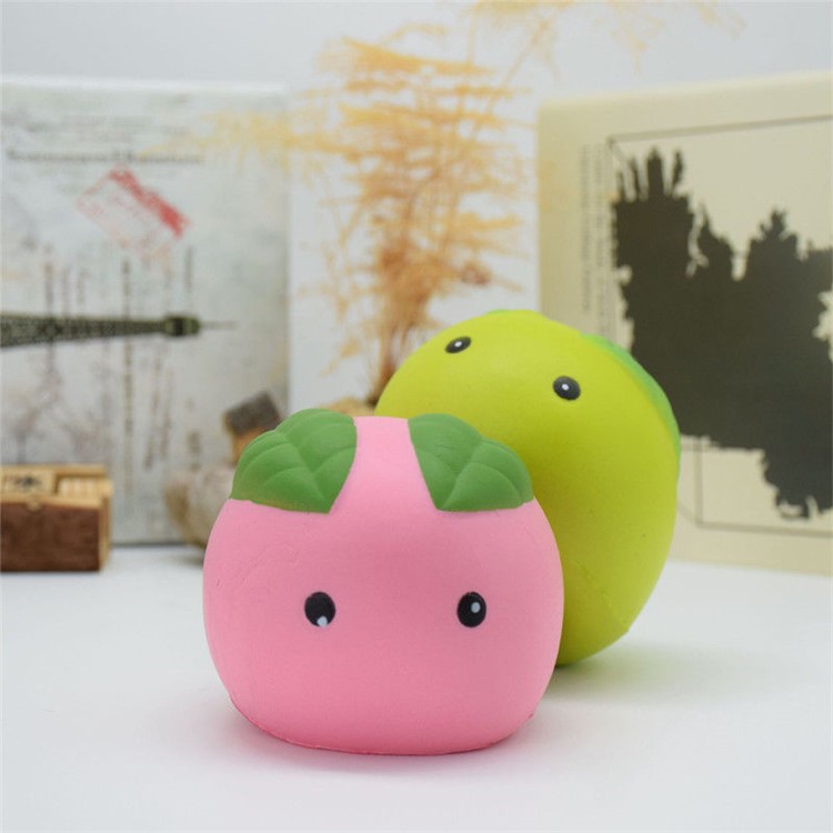 Adorable Cartoon Steamed Bun Hand Fidget Squeeze Pinch Toy Home Decoration - Green-7