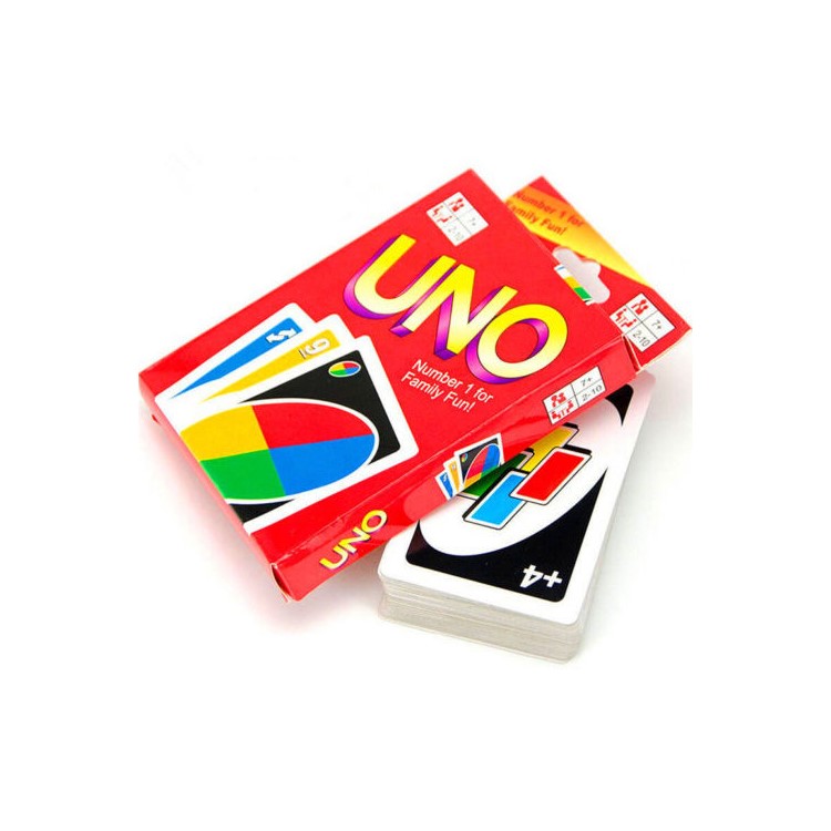 UNO Standard 108 Fun Cards Game for Family Friend Travel Playing Card and Instruction-1