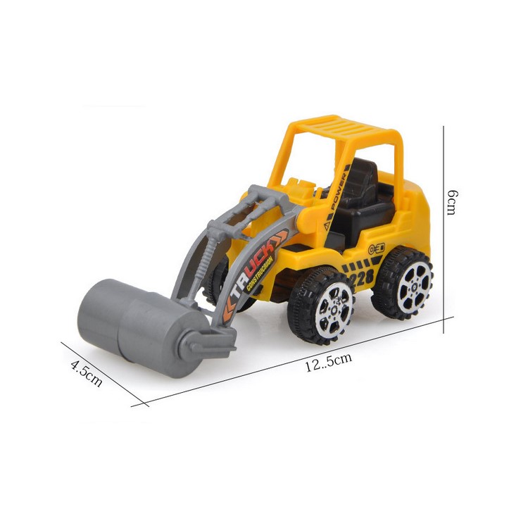 DIBANG Metal Alloy Engineering Car Models Mini Vehicles Truck Cars Toy for Kids - Random-10