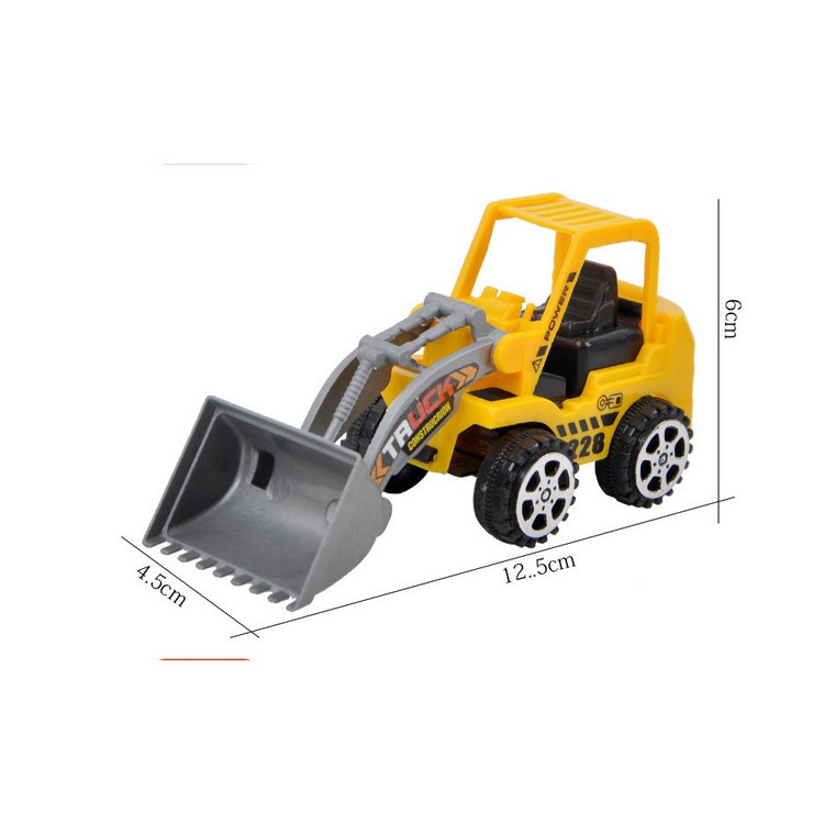 DIBANG Metal Alloy Engineering Car Models Mini Vehicles Truck Cars Toy for Kids - Random-11