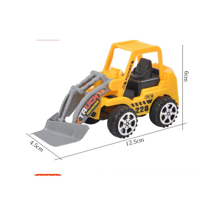 DIBANG Metal Alloy Engineering Car Models Mini Vehicles Truck Cars Toy for Kids - Random-13