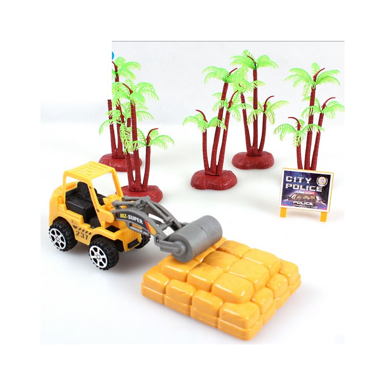 DIBANG Metal Alloy Engineering Car Models Mini Vehicles Truck Cars Toy for Kids - Random-2