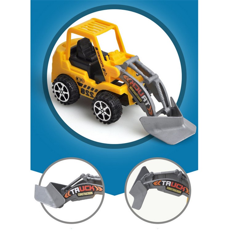 DIBANG Metal Alloy Engineering Car Models Mini Vehicles Truck Cars Toy for Kids - Random-3