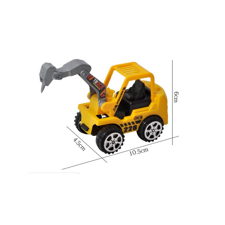 DIBANG Metal Alloy Engineering Car Models Mini Vehicles Truck Cars Toy for Kids - Random-8